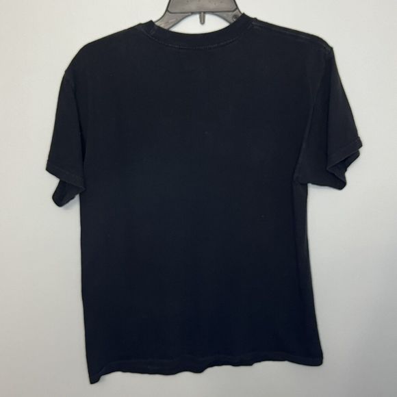 Fly Society Mens Black T Shirt Short Sleeve Graphic Tee Medium We Run This VGC - Picture 6 of 8
